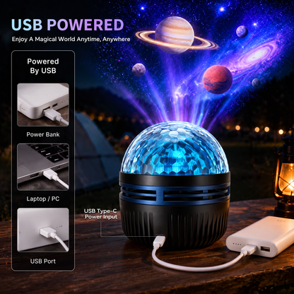 ⏳LAST DAY 49% OFF|🦖360° Smart Holographic Starry Sky Projector (HD Smart Dynamic 5D)